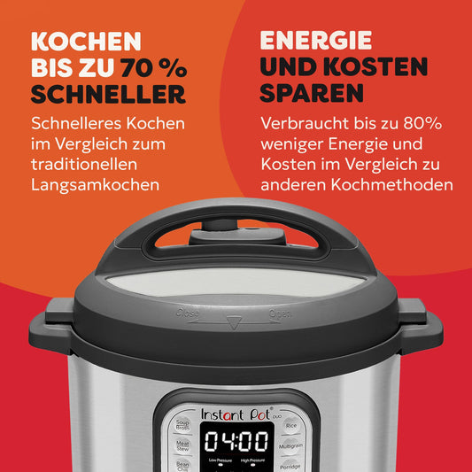 “7-in-1 Multifunktionskocher 5,7 L – Edelstahl, Schnellkochen & Dampfgaren”