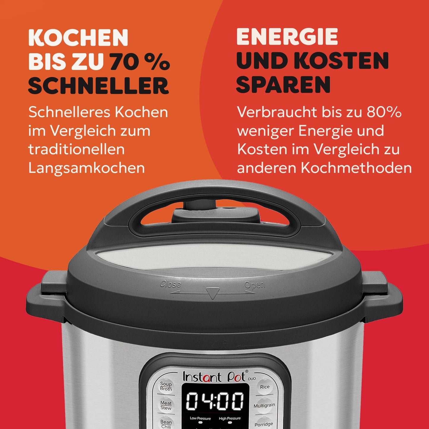 “7-in-1 Multifunktionskocher 5,7 L – Edelstahl, Schnellkochen & Dampfgaren”